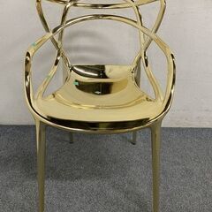 Kartell/カルテル  マスターズ ゴールド ダイニングチェア SFCH-K5864-GG フィリップ・スタルク④ 中古家具 店頭引取歓迎 R8080の画像