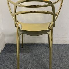 Kartell/カルテル  マスターズ ゴールド ダイニングチェア SFCH-K5864-GG フィリップ・スタルク⑤ 中古家具 店頭引取歓迎 R8081の画像
