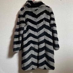moussy ラビットファーコートの画像