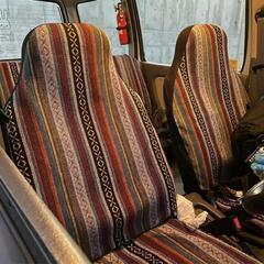 汎用　ブランケット　バハ　シートカバー　運転席　助手席　フロント　メキシカン　メキシコ　サラペ　USDM ミニトラック　ローライダー　ムーンアイズ　の画像