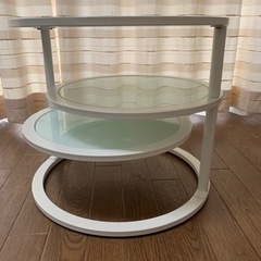 値下げ♡¥1000リビング ベットサイド‥etc 3段テーブルの画像