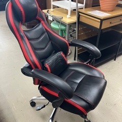 取引場所 南観音 K2403-374 サンワサプライ ゲーミングチェア オットマン付き 150-SNCL003 汚れ キズあり