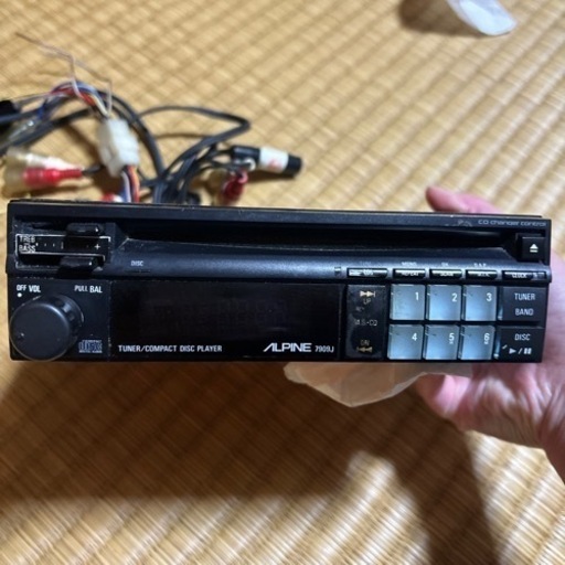 アルパイン7909J・Nakamichi CA-101コントロールアンプ