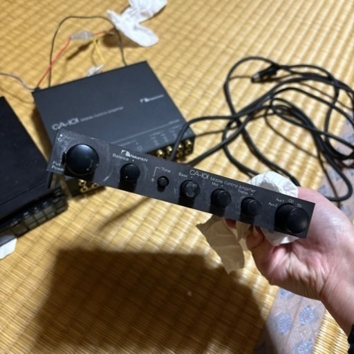 アルパイン7909J・Nakamichi CA-101コントロールアンプ