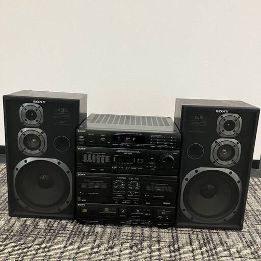 【日本製】SONY　コンポ　リモコン付
