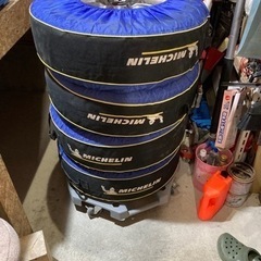 交渉中ミシュランの取手付きタイヤカバー4枚&値下げしました　タイ...