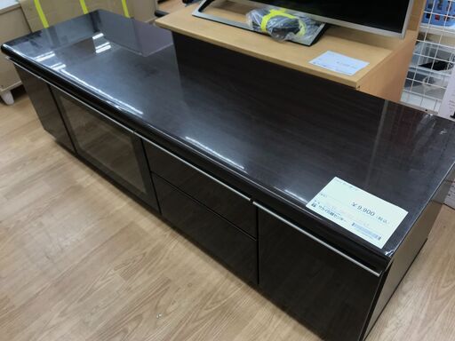 ★ジモティ割あり★ ニトリ ローボード ダークブラウン H46×W150×D45 クリーニング済み KJ4614