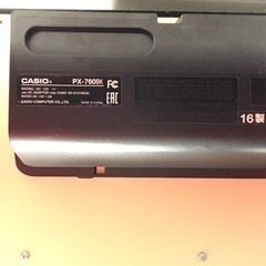 e179 CASIO PX-760BK 2016年製　電子ピアノ　カシオの画像