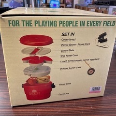 ピクニカ　アウトドア用食器セット　レジャーセット　ピンク