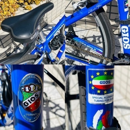 ［商談中］新古車 GIOS MISTRAL BLUE ジオス ミストラル イタリア 自転車 ジオスブルー