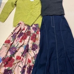 【無料】ニット、スカート、ワンピース※女性限定引渡し