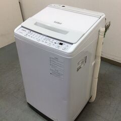 （4/4受渡済）YJT8325【HITACHI/日立 7.0㎏洗濯機】美品 2022年製 ビートウォッシュ BW-V70H 家電 洗濯 簡易乾燥付