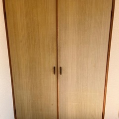 DIY　押入れ　観音開き扉　木製