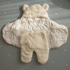 新品未使用/おくるみ/くま/フワフワの画像