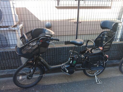 ｃ66?　電動自転車・リサイクル専門店　?　ご試乗をしてから、ご購入できます。?  ?️２０インチ、チャイルドシート、３人乗り、２人乗