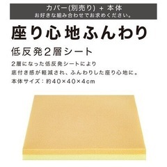 【取引中】ニトリ低反発二層シート2個セット