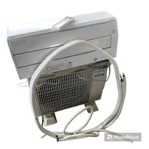 美品 富士通ゼネラル 2021年製 6畳用 ルームエアコン  富士通 ノクリア FUJITSU nocria AS-C221LHK-W
