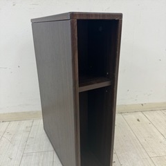 収納家具 木製 ブラウンの画像