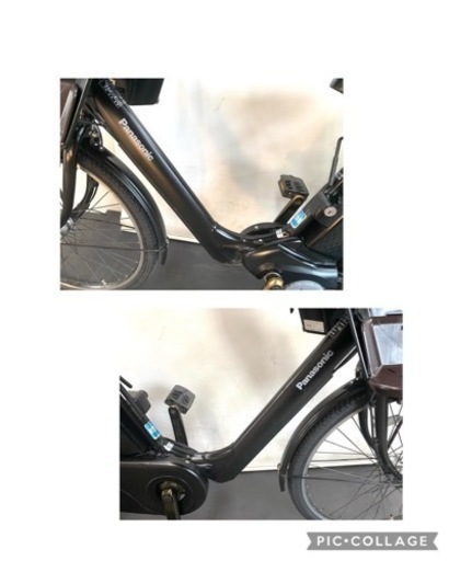 電動アシスト自転車　パナソニック　ギュットアニーズF 26インチ　子供乗せ　黒色電動自転車