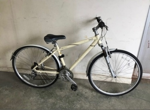 168●①GIANT CS3200 クロスバイク 700×35C 10ギア 走行確認 防犯有り サビ有り ギア変えることできません R4.8/20