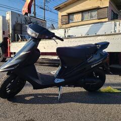 調子良❗希少な‼️アドレスV100　タイプS‼️黒　パーツ付きの画像