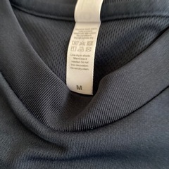中古品　　那珂川南中　なみなみTシャツ　ネイビー2枚セット　サイズMの画像