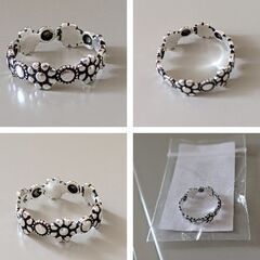 アンティーク/ひまわりサークルリング（新品）10号相当の画像