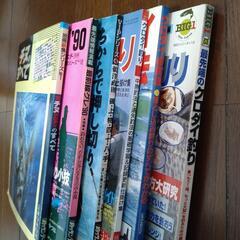 クロダイ＆メジナ［海彦］27巻と釣り雑誌6冊の画像