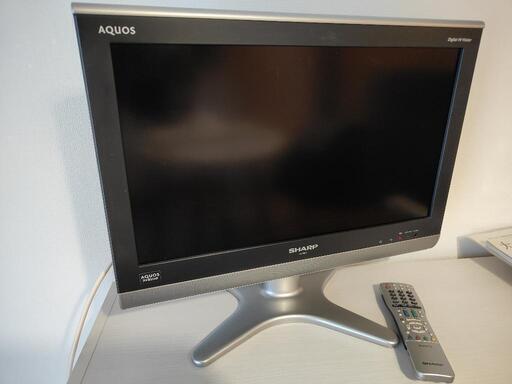 シャープ AQUOS 20V型 ハイビジョン LC-20E5 リモコン付き