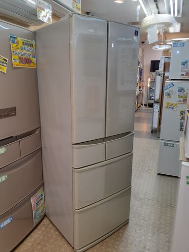 安心の除菌洗浄済シャープ 455L 冷蔵庫 SJ-F461E-N 2018年製 保証有り【愛千142】