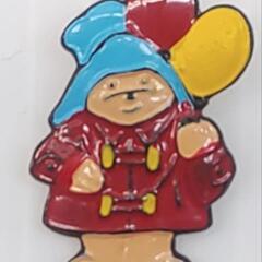 パディントンベア ボタン 1個の画像