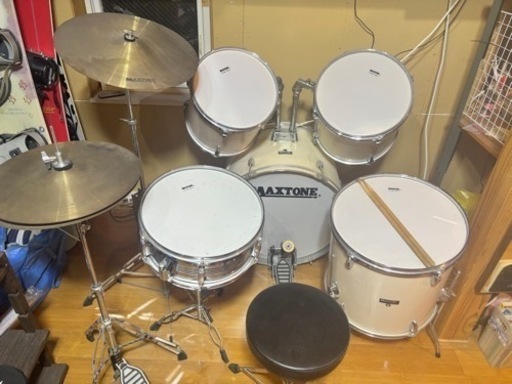maxtone ドラムセット #ドラム・椅子・スティック 楽器 打楽器、ドラム