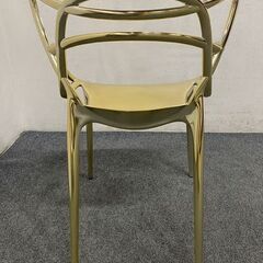 Kartell/カルテル MASTERS/マスターズ ゴールド チェア デザイナー フィリップ･スタルク 椅子 スタッキング 中古家具 店頭引取歓迎 R8077の画像