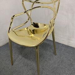 Kartell/カルテル MASTERS/マスターズ ゴールド チェア デザイナー フィリップ･スタルク 椅子 スタッキング 中古家具 店頭引取歓迎 R8077