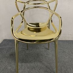 Kartell/カルテル MASTERS/マスターズ ゴールド チェア デザイナー フィリップ･スタルク 椅子 スタッキング 中古家具 店頭引取歓迎 R8077の画像