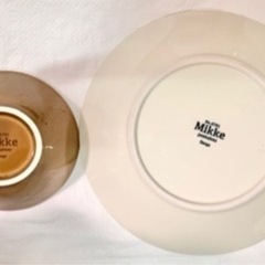らいおんボウル くま深皿　2点セット！※他お品物と同時お引取りで無料！の画像