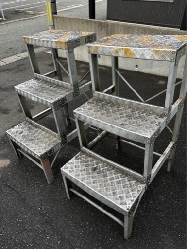 アルミ製踏み台　２台セット