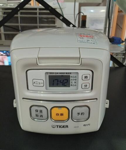 ★【タイガー】炊飯器  キッチン家電   3合  2019年製［JAI-55E 5］【3か月保証付き】北九州店舗店頭販売のみ
