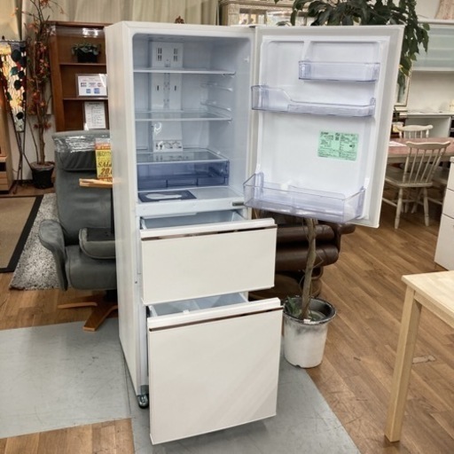 S351 ⭐ MITSUBISHI 3ドア冷蔵庫 （272L・右開き）MR-CX27D 19年製 ⭐動作確認済 ⭐クリーニング済