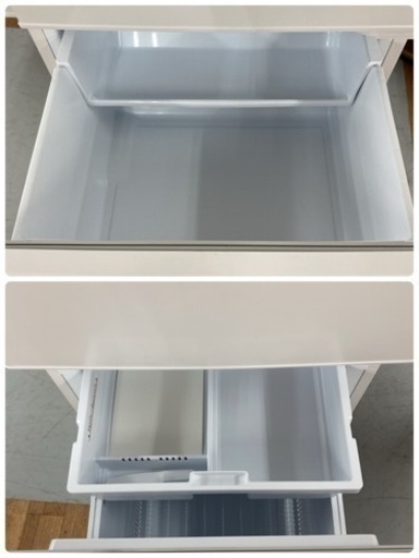 S351 ⭐ MITSUBISHI 3ドア冷蔵庫 （272L・右開き）MR-CX27D 19年製 ⭐動作確認済 ⭐クリーニング済