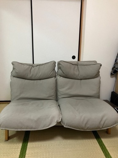 【無印良品】ハイバックリクライニングソファ　2シーター