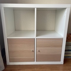 KALLAX カラックス シェルフユニット, ホワイト, インサ...