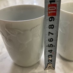 未使用　保管品　たち吉　ゴールデンアップル　カップ　2つセットの画像