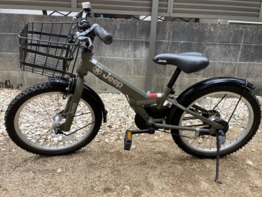 JEEP 子供用 自転車 18インチ オリーブ色 Jeep 子供用自転車 18インチ