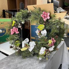 50cm フラワーリース 花 完成リース プリザーブドフラワー ...