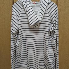 (293)🌈20%OFF🌈🌟【¥  2,000】【美品】ラッシュガード(L) Shawnee ショーニー ボーダーの画像