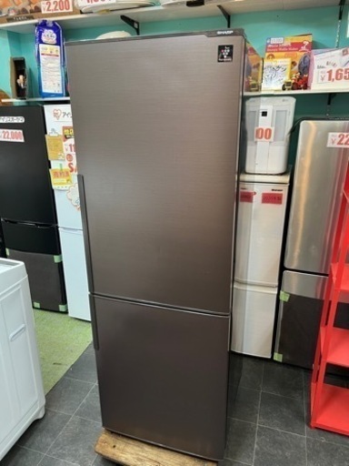 270リッター❗️ジモティー限定割引❗️美品　大阪市内配送料無料❗️シャープ SHARP SJ- PD27A プラズマクラスター 冷蔵庫 2015年製  家電 キッチン家電 冷蔵庫
