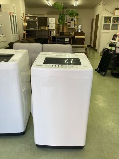 【リサイクルショップ　ピカソ　小松原】★分解洗浄済み★ハイセンス 4.5kg全自動洗濯機2016年製HW-E4501★3641★