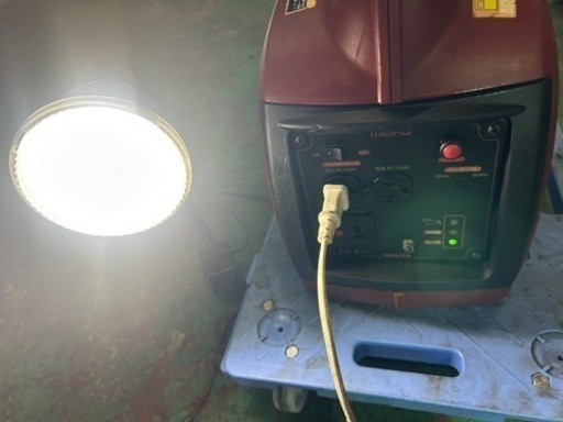 【実動品】ワキタWAKITA/メイホMEIHO ポータブルエンジン発電機　インバーター　HPG900i