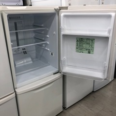 安心の1年間保証付き！Panasonic2ドア冷蔵庫2021年製138L【トレファク